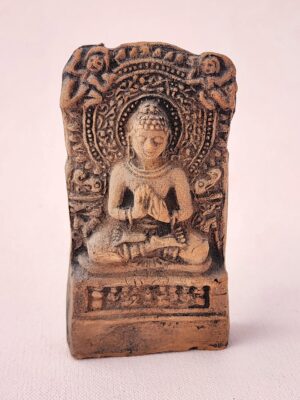 Sarnath Clay Terracotta Buddha Statue