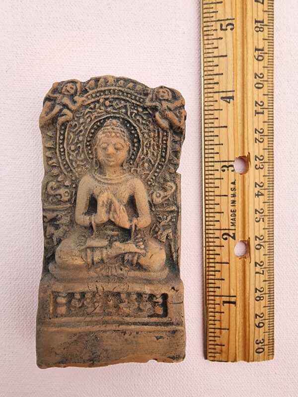 Sarnath Clay Terracotta Buddha Statue - Image 2