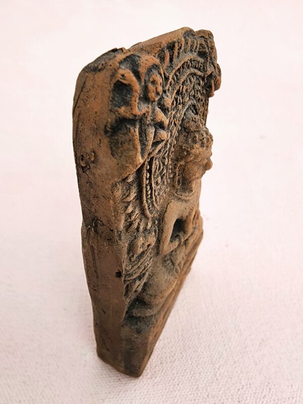 Sarnath Clay Terracotta Buddha Statue - Image 4