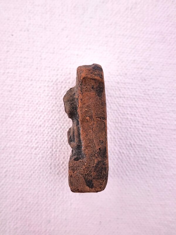 Sarnath Clay Terracotta Buddha Amulet - Image 3