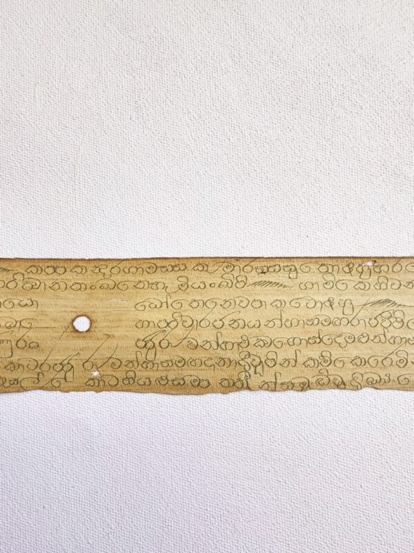 Ancient Buddhist Palm Leaf Manuscript - Image 3
