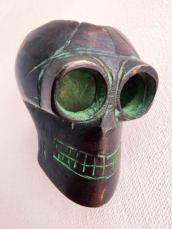 Tibetan Skull Incense Holder - Image 7