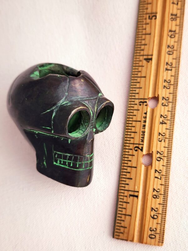Tibetan Skull Incense Holder - Image 8