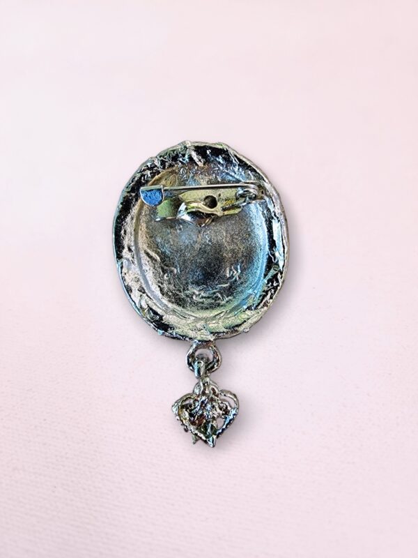Metta Buddha Pin with Rhinestones - Image 3