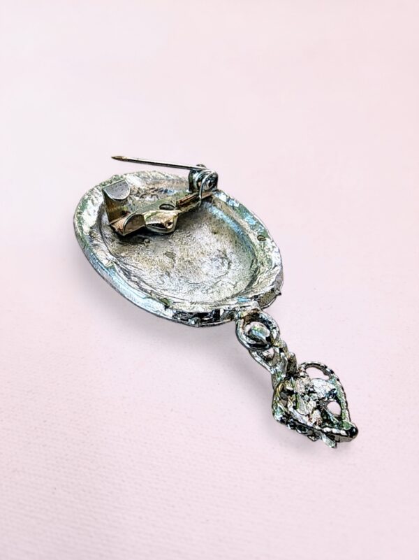 Metta Buddha Pin with Rhinestones - Image 4