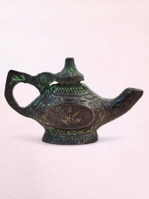 Indian Brass Aladdin Lamp Lantern Incense Holder and Burner