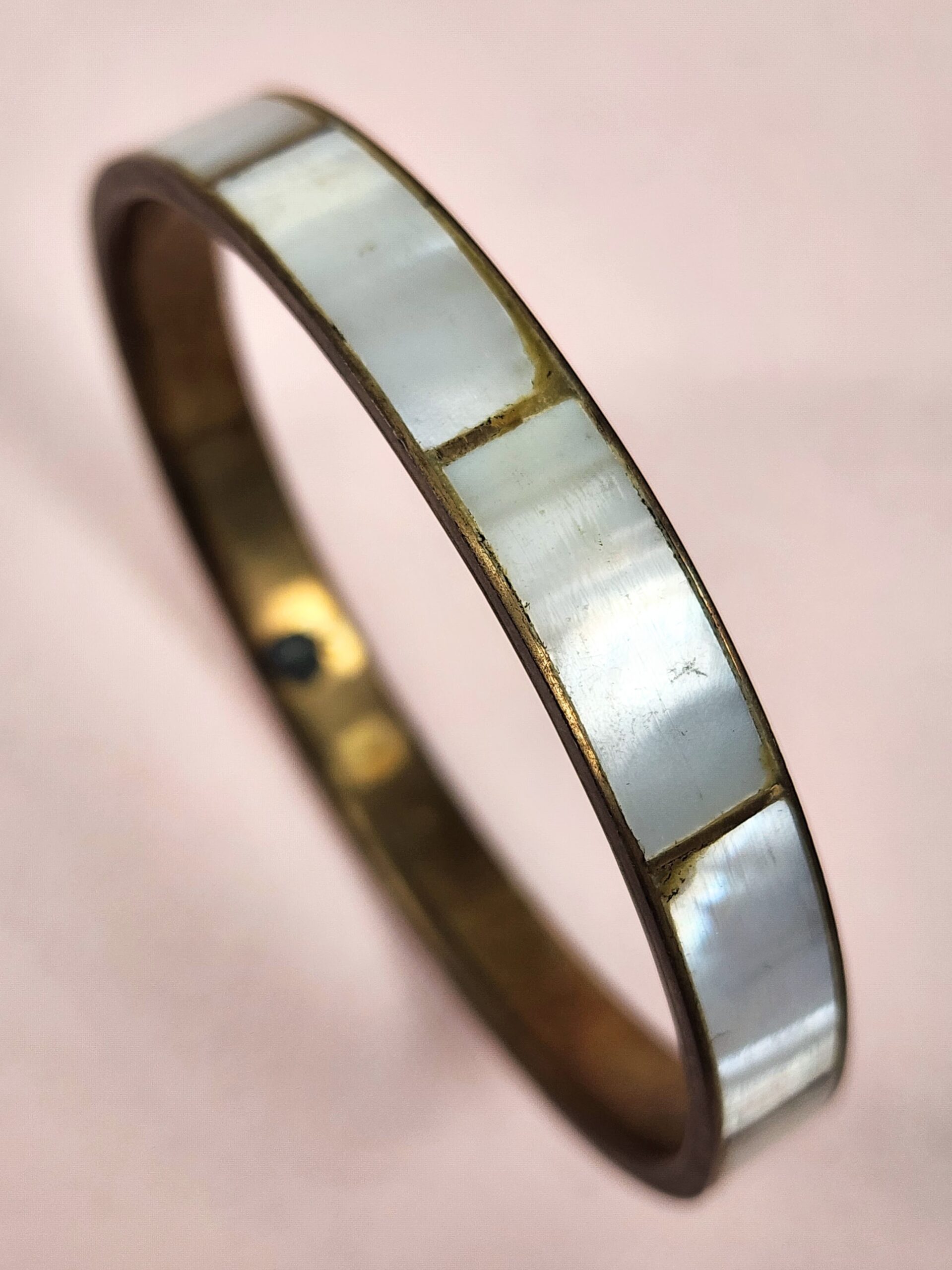 Mother of Pearl Bangle Bracelet from Mumbai - Image 4