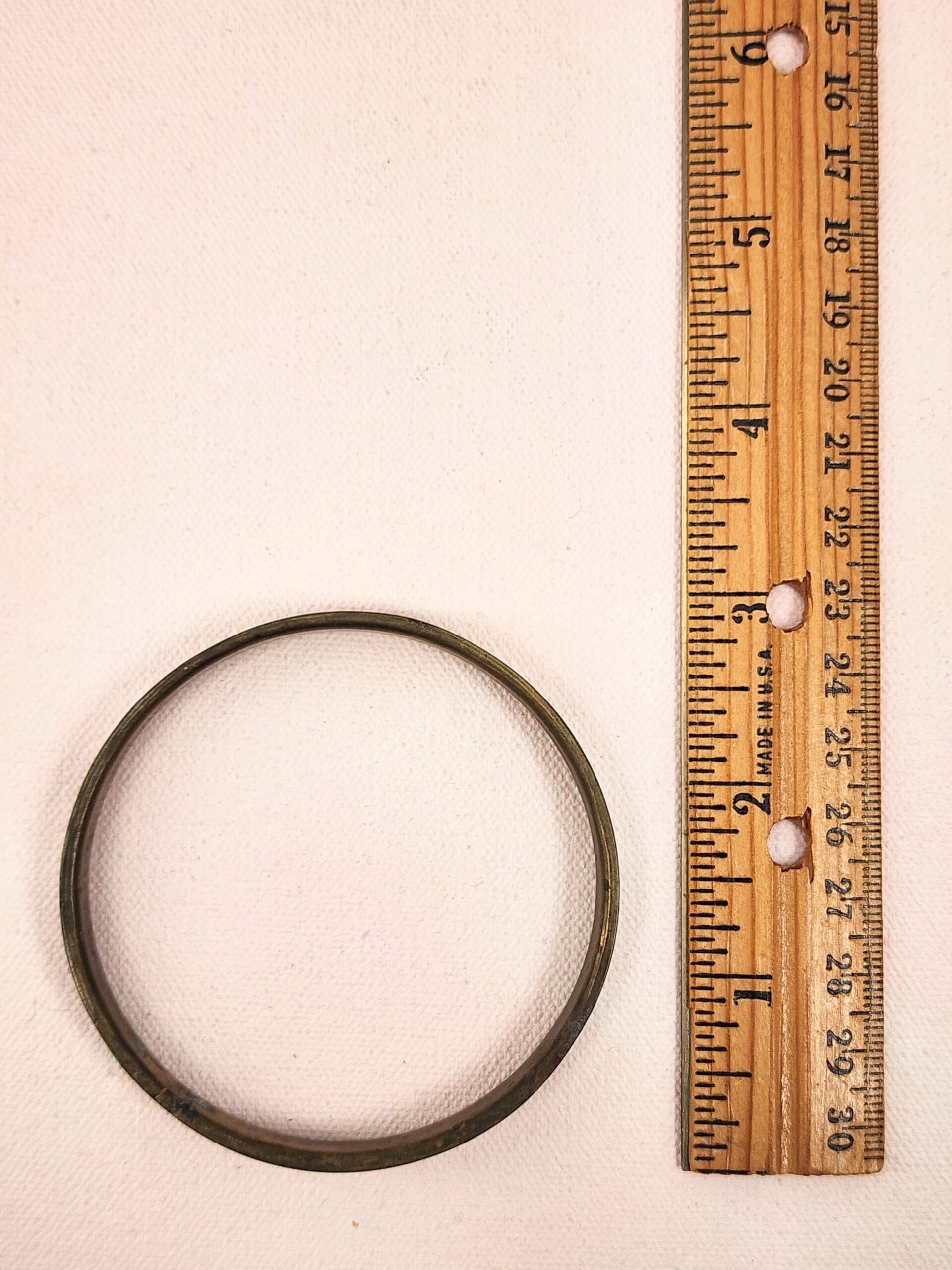 Mother of Pearl Bangle Bracelet from Mumbai | Vintage Natural Shell Inlay Stacking Bracelet