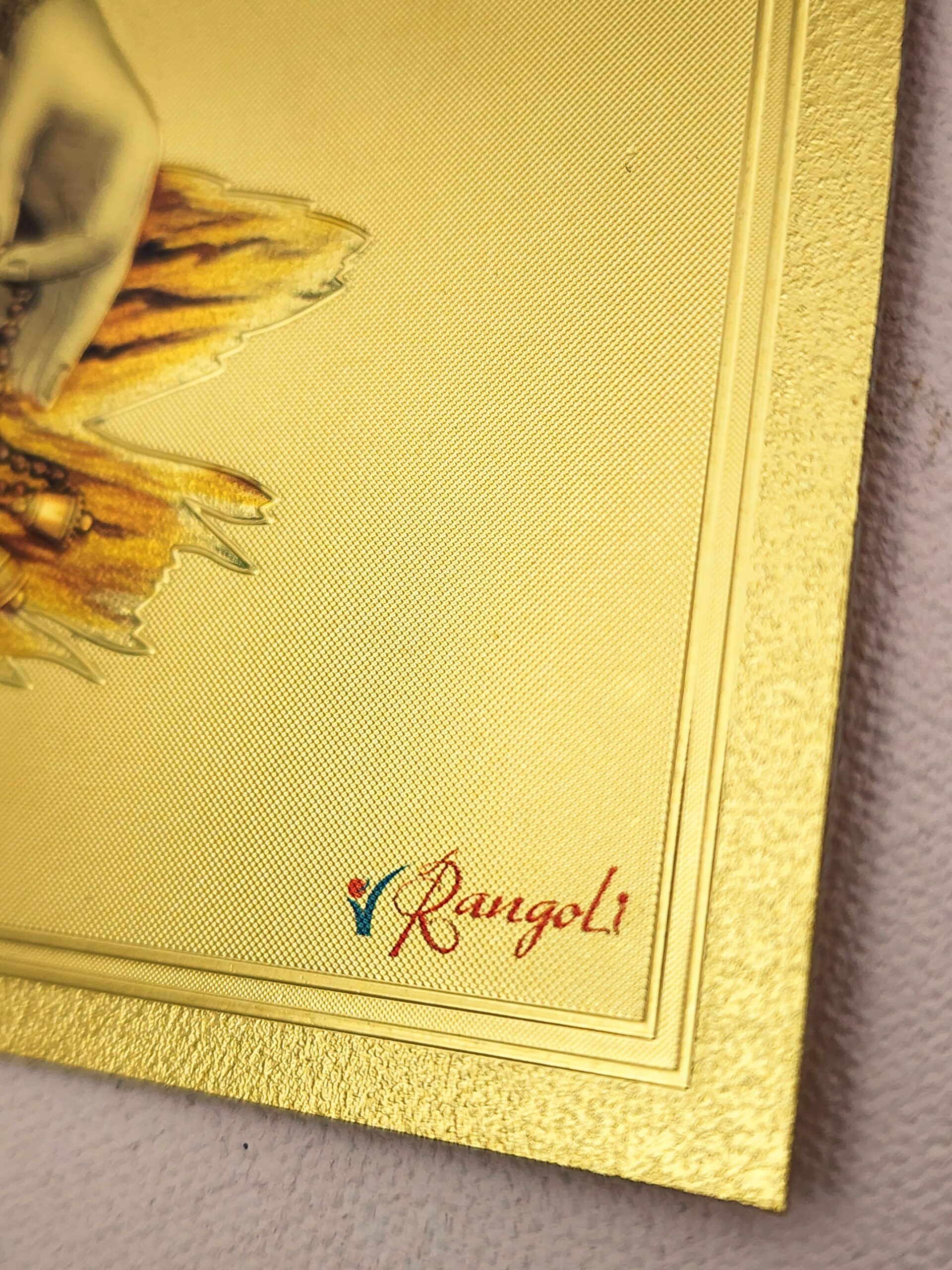 Gold Foil Embossed Shiva Picture - Image 5