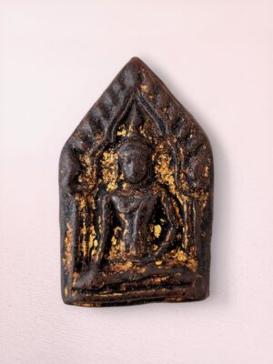 Phra Khun Paen Thai Amulet with Gold Foil