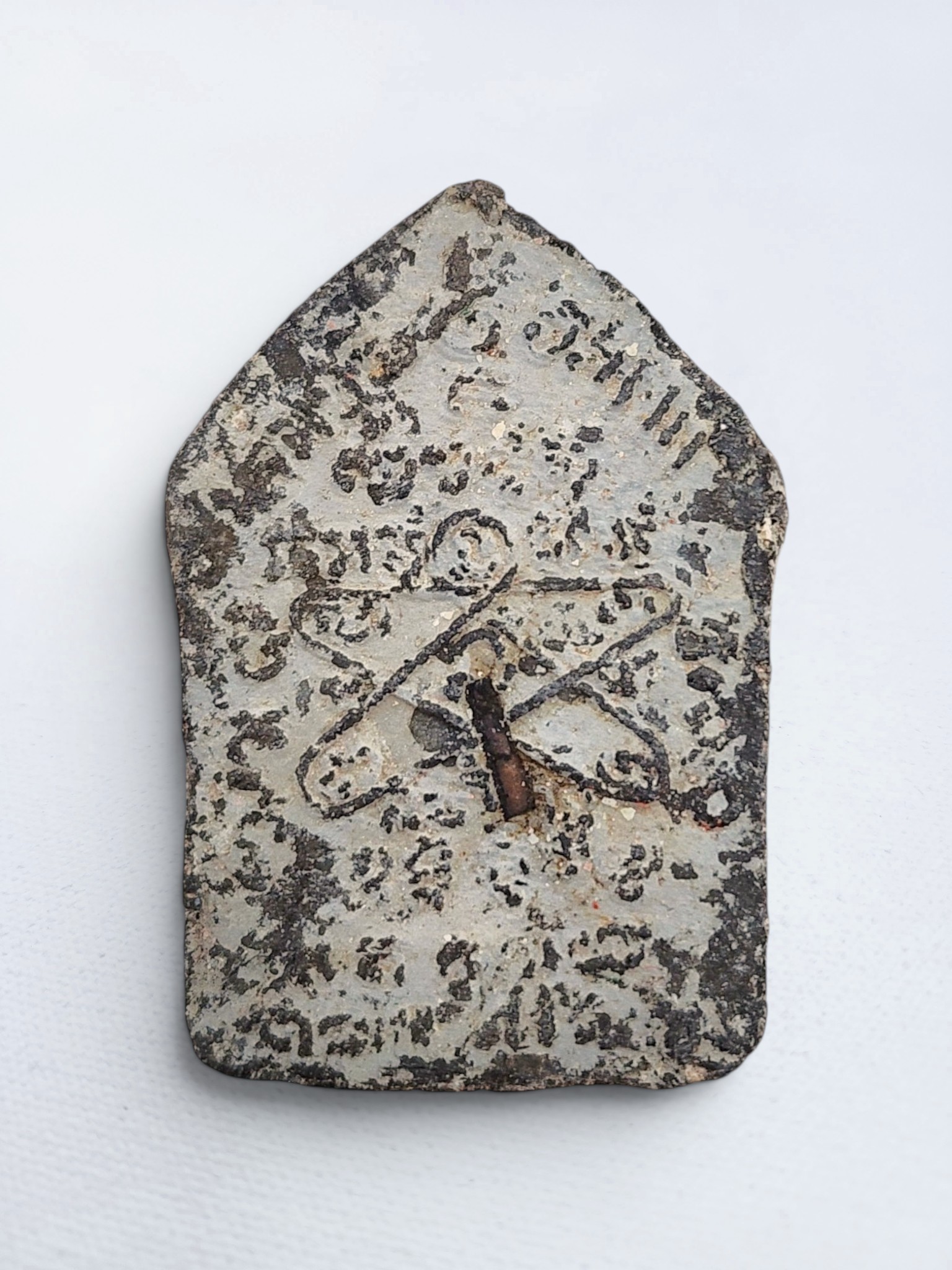 Phra Khun Paen Amulet with Takrut - Image 3
