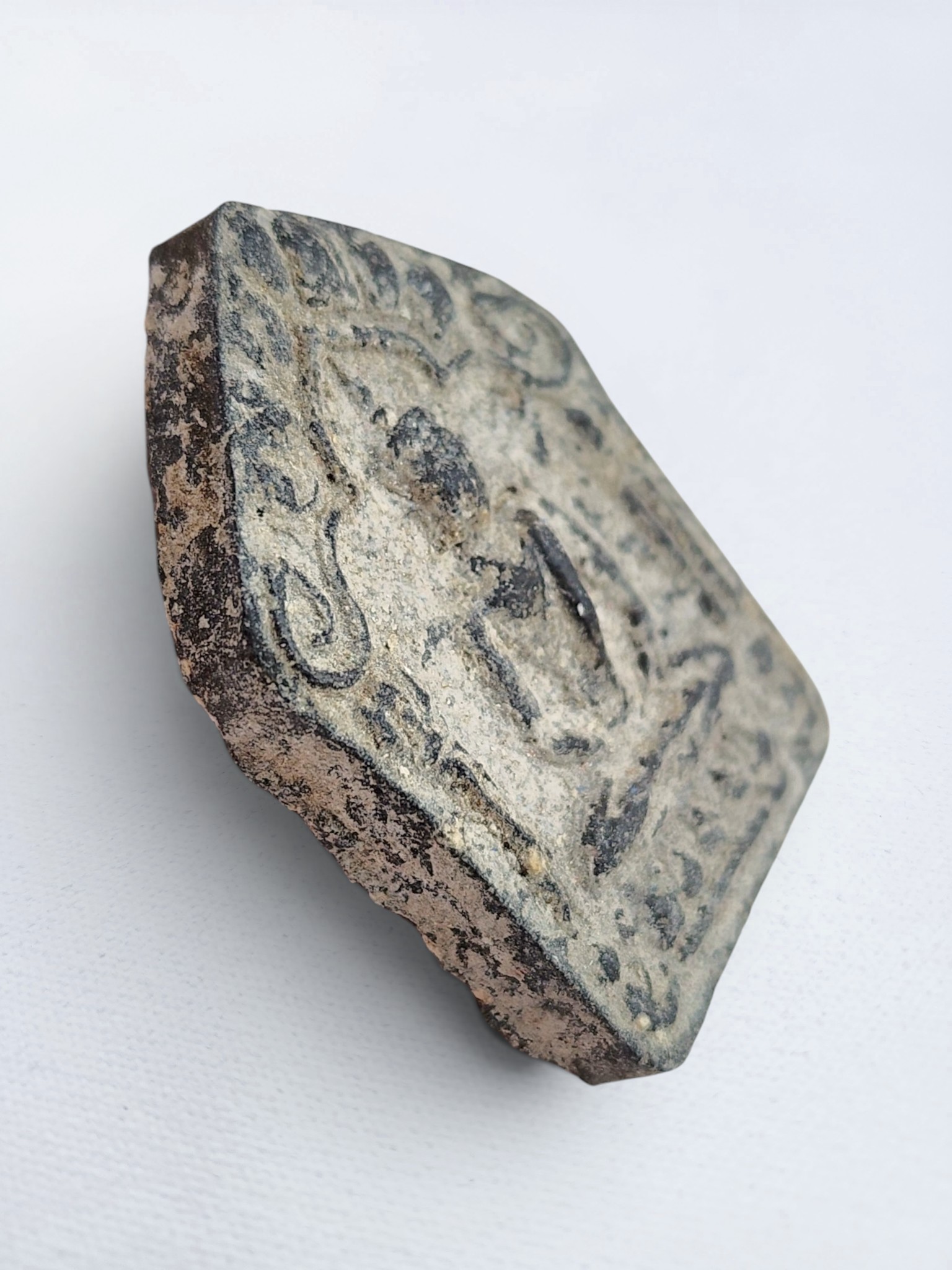 Phra Khun Paen Amulet with Takrut - Image 4