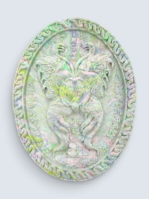 Kruba Kritsana Magic Butterfly Amulet | Thep Jamlang Sacred Clay Thai Amulet | Thai Butterfly Metta Talisman