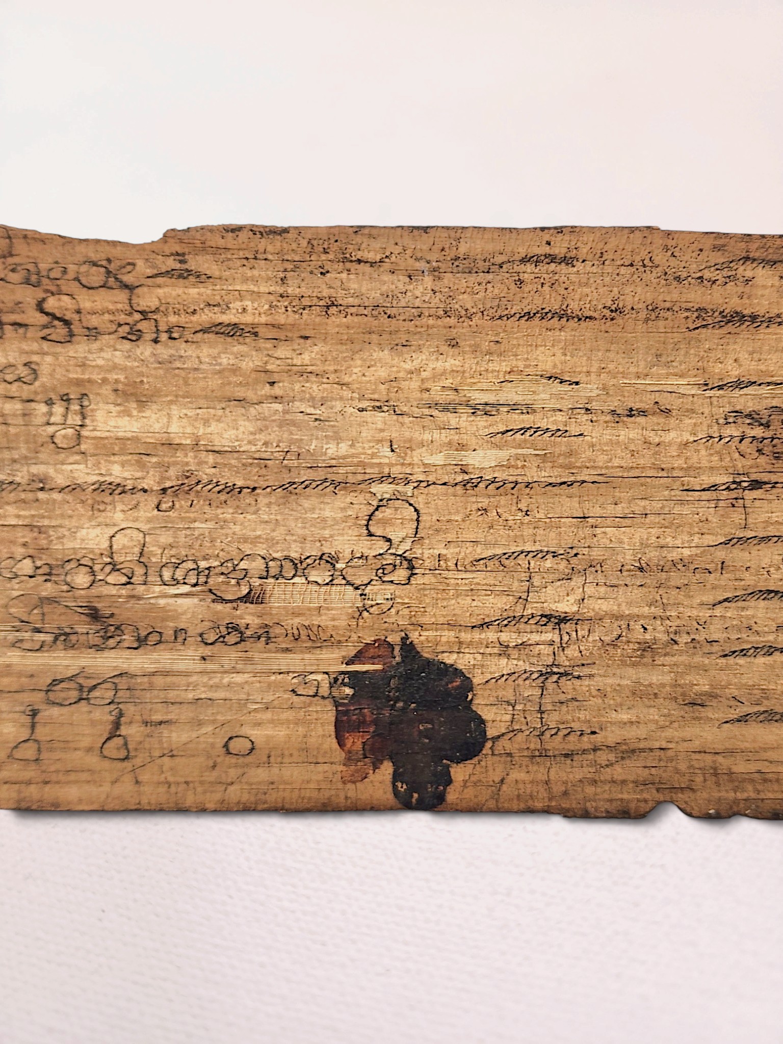 Buddhist Palm Leaf Manuscript from 19th Century - Image 10